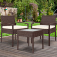 Load image into Gallery viewer, Gardeon 3-piece Outdoor Set - Brown