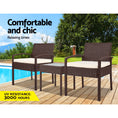 Load image into Gallery viewer, Gardeon 3-piece Outdoor Set - Brown
