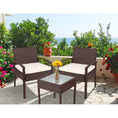 Load image into Gallery viewer, Gardeon 3-piece Outdoor Set - Brown