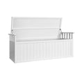 Load image into Gallery viewer, Gardeon Outdoor Storage Box Wooden Garden Bench 129cm Chest Tool Toy Sheds XL
