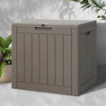 Load image into Gallery viewer, Gardeon Outdoor Storage Box 118L Container Lockable Indoor Garden Toy Tool Shed Grey