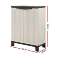 Load image into Gallery viewer, Gardeon Outdoor Storage Cabinet Lockable Cupboard Garage 92cm
