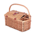 Load image into Gallery viewer, Alfresco 4 Person Picnic Basket Set Basket Outdoor Insulated Blanket Deluxe