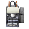 Load image into Gallery viewer, Alfresco Picnic Basket Backpack Set Cooler Bag 4 Person Outdoor Insulated Liquor