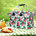 Load image into Gallery viewer, Alfresco Picnic Bag Basket Folding Hamper Camping Hiking Insulated Outdoor