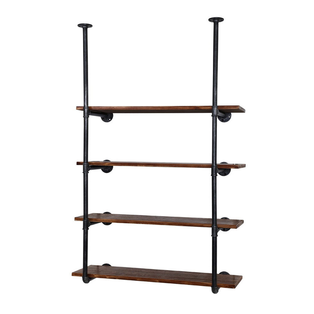 Curated visual reference: Gallery Detail: Artiss Wall Display Shelves Industrial Bookshelf DIY Pipe Shelf Rustic