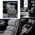 Load image into Gallery viewer, Artiss Luxury Recliner Chair Chairs Lounge Armchair Sofa Fabric Cover Grey