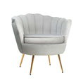 Load image into Gallery viewer, Velvet Armchair Lounge Retro Accent Chair Upholstered Couch Sofa Bedroom Seater Grey