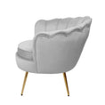 Load image into Gallery viewer, Velvet Armchair Lounge Retro Accent Chair Upholstered Couch Sofa Bedroom Seater Grey