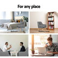 Load image into Gallery viewer, Scandinavian Armchair Upholstered Lounge Accent Chair Couch Sofa Seater Grey