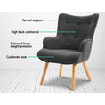 Load image into Gallery viewer, Artiss LANSAR Lounge Accent Chair
