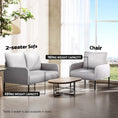 Load image into Gallery viewer, Artiss Armchair Lounge Chair Accent Chair Single Sofa Grey Linen Fabric