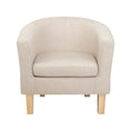 Load image into Gallery viewer, Armchair Lounge Accent Chair Upholstered Couch Sofa Bedroom Seater Beige