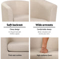 Load image into Gallery viewer, Armchair Lounge Accent Chair Upholstered Couch Sofa Bedroom Seater Beige