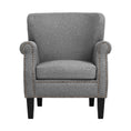 Load image into Gallery viewer, Artiss Armchair Accent Chair Retro Armchairs Lounge Accent Chair Single Sofa Linen Fabric Seat Grey