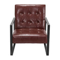 Load image into Gallery viewer, Artiss Armchair Lounge Chair Accent Chairs PU Leather Sofa Brown Metal Frame