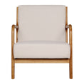 Load image into Gallery viewer, Armchair Upholstered Lounge Chair Accent Couch Sofa Bedroom Beige Wood