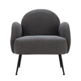 Load image into Gallery viewer, Armchair Upholstered Lounge Chair Accent Couch Sherpa Boucle Sofa Charcoal Bedroom Grey