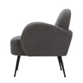 Load image into Gallery viewer, Armchair Upholstered Lounge Chair Accent Couch Sherpa Boucle Sofa Charcoal Bedroom Grey