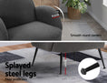 Load image into Gallery viewer, Armchair Upholstered Lounge Chair Accent Couch Sherpa Boucle Sofa Charcoal Bedroom Grey