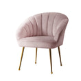 Load image into Gallery viewer, Velvet Armchair Lounge Retro Accent Chair Upholstered Couch Sofa Bedroom Seater Pink