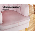 Load image into Gallery viewer, Artiss Armchair Lounge Chair Accent Armchairs Sofa Chairs Velvet Pink Couch