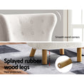 Load image into Gallery viewer, Armchair Lounge Accent Chair Upholstered Couch Sofa Bedroom Seater White