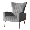 Load image into Gallery viewer, Armchair Lounge Accent Chair Upholstered Couch Sofa Bedroom Seater Grey Seat
