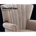 Load image into Gallery viewer, Armchair Lounge Chair Accent Chairs Armchairs Fabric Single Sofa Beige
