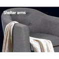Load image into Gallery viewer, Armchair Tub Chair Single Accent Armchairs Sofa Lounge Fabric Grey