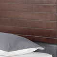 Load image into Gallery viewer, Milano Decor Azure Bed Frame With Headboard Black Wood Steel Platform Bed - King - Black