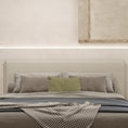 Load image into Gallery viewer, Milano Decor Gia Boucle Bedhead Headboard Upholstered Luxury Cushioned White - King - White