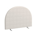 Load image into Gallery viewer, Claire Decor Curved Boucle Bedhead Headboard Upholstered Cushioned White - King - White