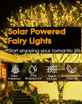 Load image into Gallery viewer, 200 Waterproof LED Solar Fairy Light Outdoor with 8 Lighting Modes for Home,Garden and Decoration