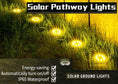 Load image into Gallery viewer, 8 Pack LED Solar Pathway Lights Outdoor Solar Ground Lights (Warm White)