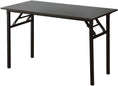Load image into Gallery viewer, Sturdy and Heavy Duty Foldable Office Computer Desk (Walnut, 120cm)