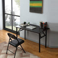 Load image into Gallery viewer, Sturdy and Heavy Duty Foldable Office Computer Desk (Walnut, 120cm)