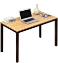 Load image into Gallery viewer, Sturdy and Heavy Duty Foldable Office Computer Desk (Teak, 120cm)