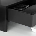 Load image into Gallery viewer, Black Monitor Stand Desk Organizer with 2 Drawers