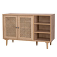 Load image into Gallery viewer, Natura Rattan Buffet Sideboard Storage Cabinet Hallway Table 2 Doors 3 Shelves