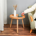Load image into Gallery viewer, Willow Bamboo Round Coffee Side Table