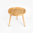 Load image into Gallery viewer, Willow Bamboo Round Coffee Side Table