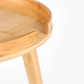 Load image into Gallery viewer, Willow Bamboo Round Coffee Side Table
