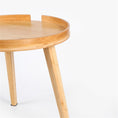 Load image into Gallery viewer, Willow Bamboo Round Coffee Side Table