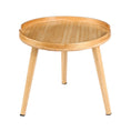 Load image into Gallery viewer, Willow Bamboo Round Coffee Side Table