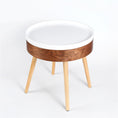 Load image into Gallery viewer, Fuzo Round Side Table With Serving Tray And Storage