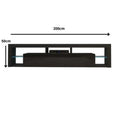 Load image into Gallery viewer, Modern TV Cabinet Living Room Furniture 200cm Black