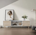 Load image into Gallery viewer, TV Entertainment Console with Wooden Legs 177cm