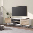 Load image into Gallery viewer, TV Entertainment Console with Wooden Legs 177cm