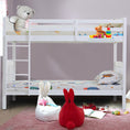 Load image into Gallery viewer, Kingston Slumber Wooden Kids Bunk Bed Frame, with Modular Design that can convert to 2 Single, White
